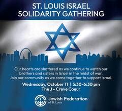 Support for Israel on display at solidarity gathering in St. Louis County  